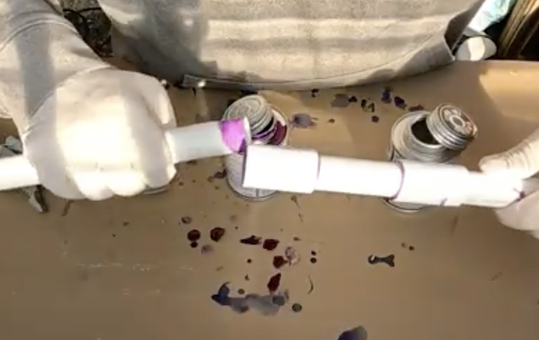 PVC Coupling Bend Repair