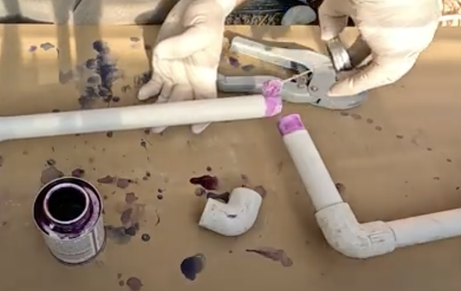 90-Degree Fitting Repair