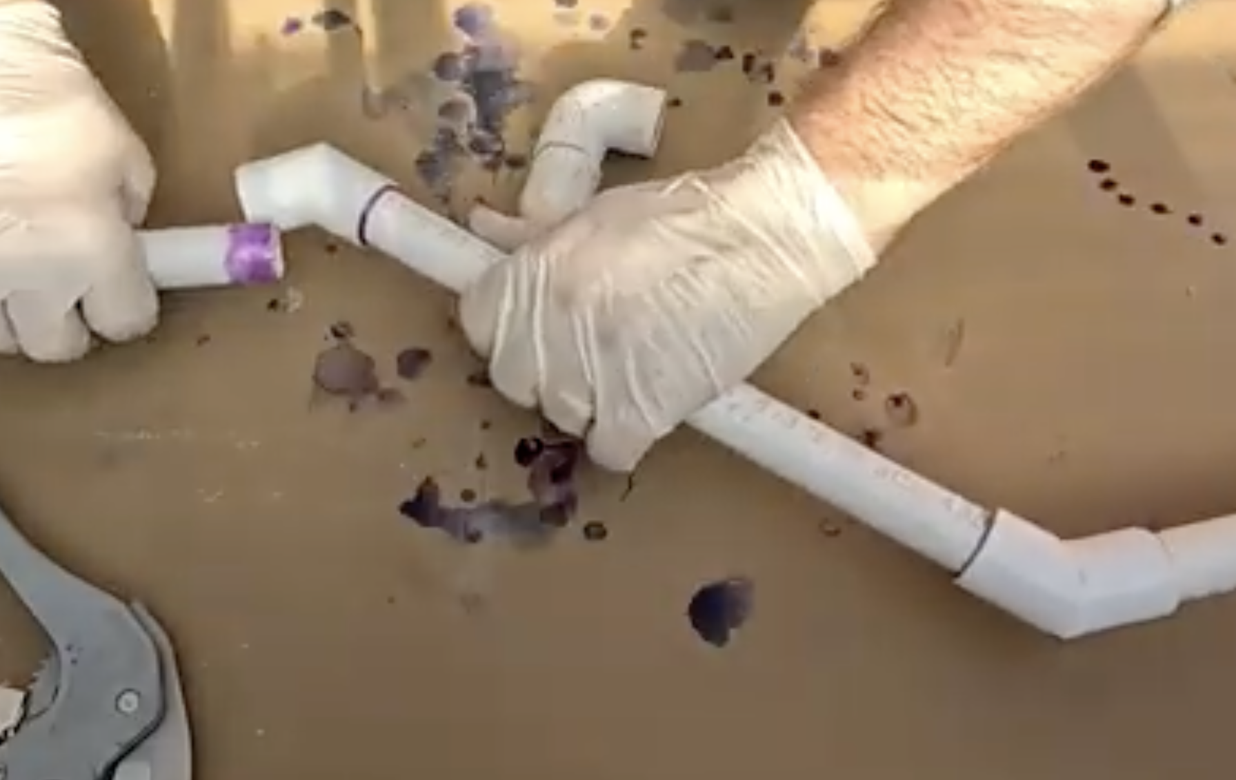 45-Degree Fitting Repair